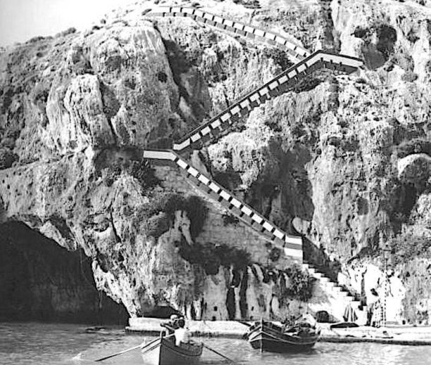 Stairway to Xlendi cliffs