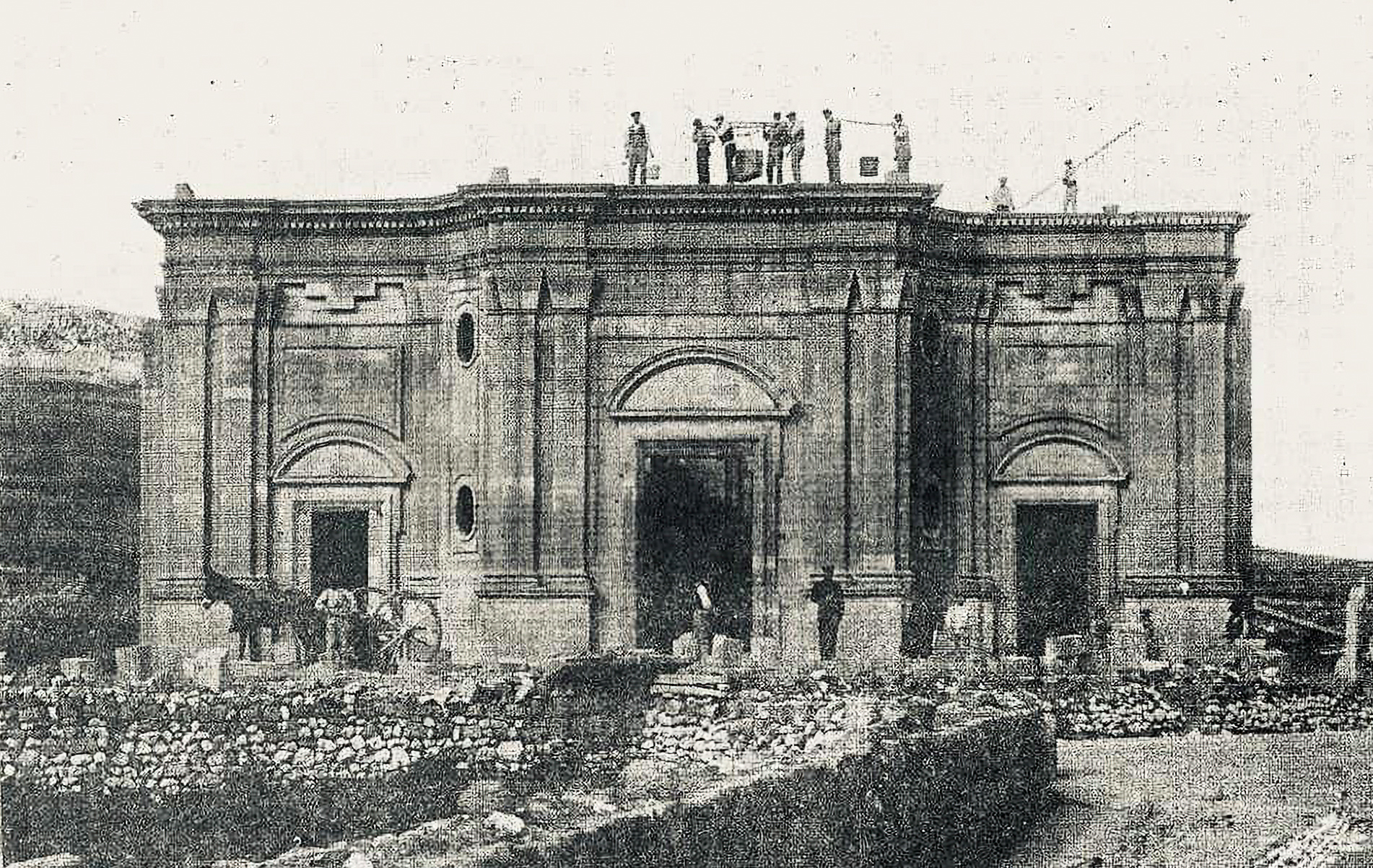 Għasri Church under construction