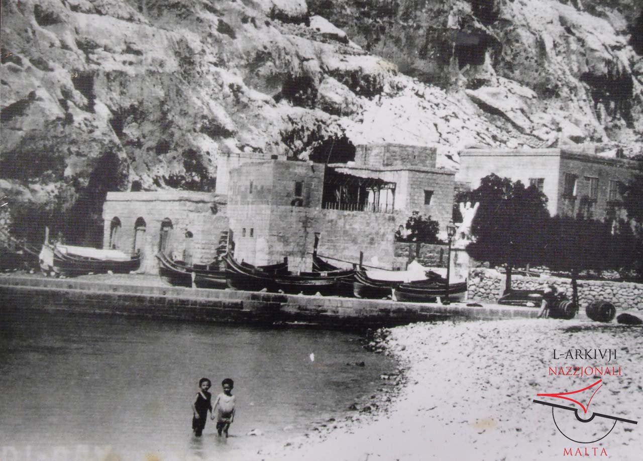 St Andrew’s statue at Xlendi