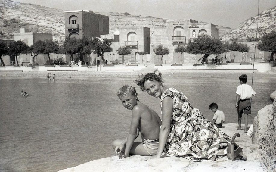 Relaxing by Xlendi bay