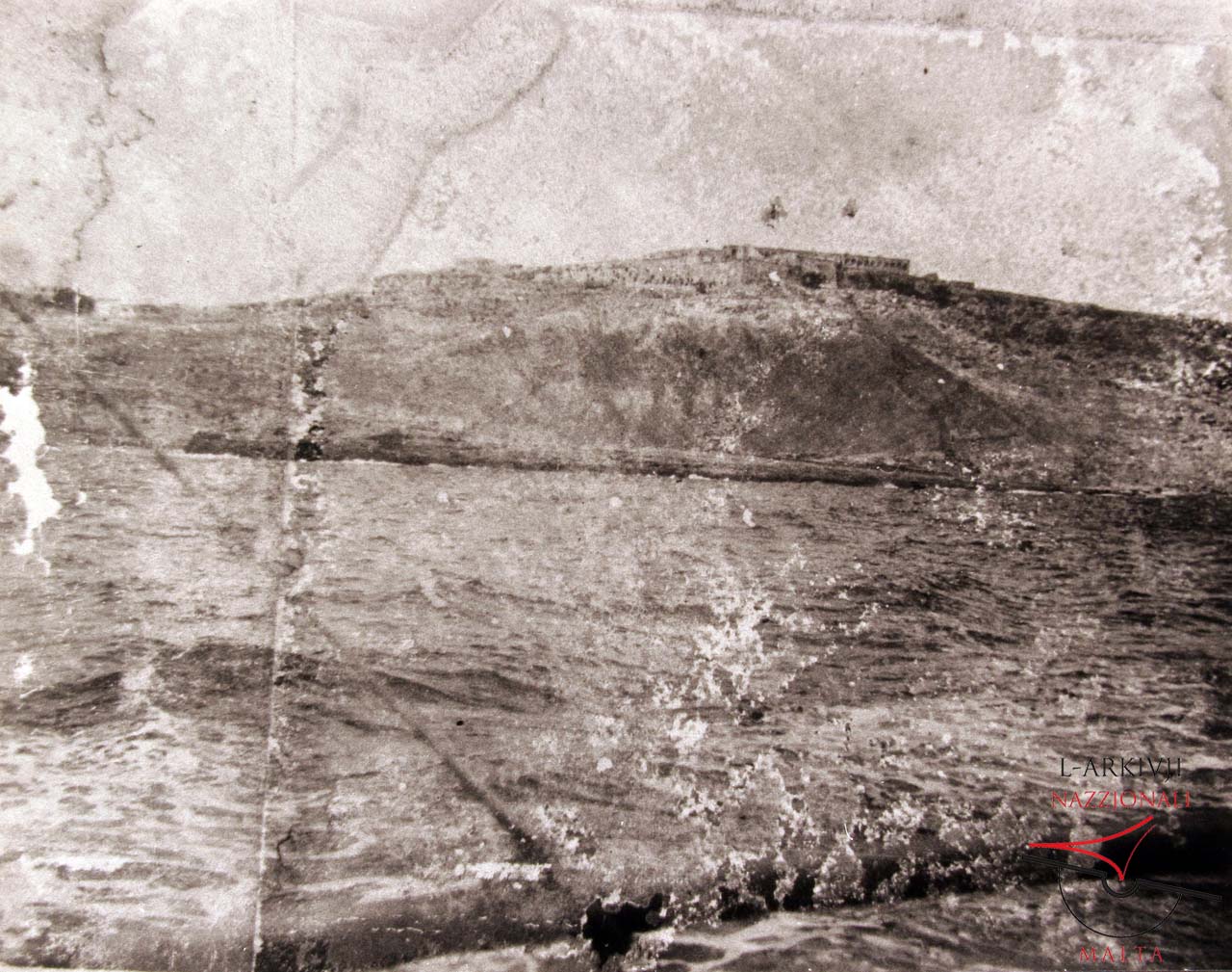 Fort Chambray from Mġarr Harbour