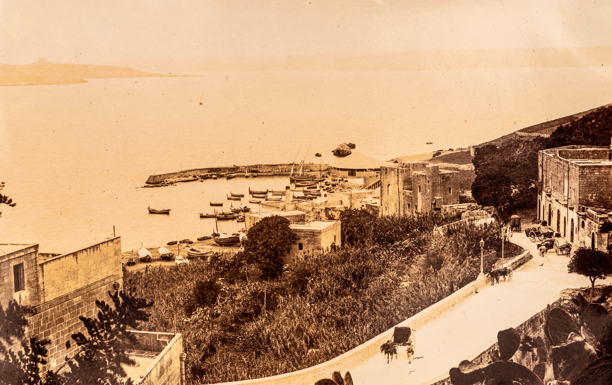 Mġarr Harbour from above