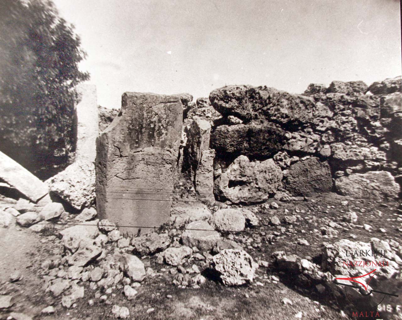 Ggantija Temples outside wall