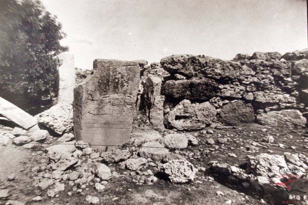 Ggantija Temples outside wall