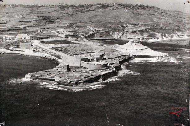 Aerial view of Marsalforn