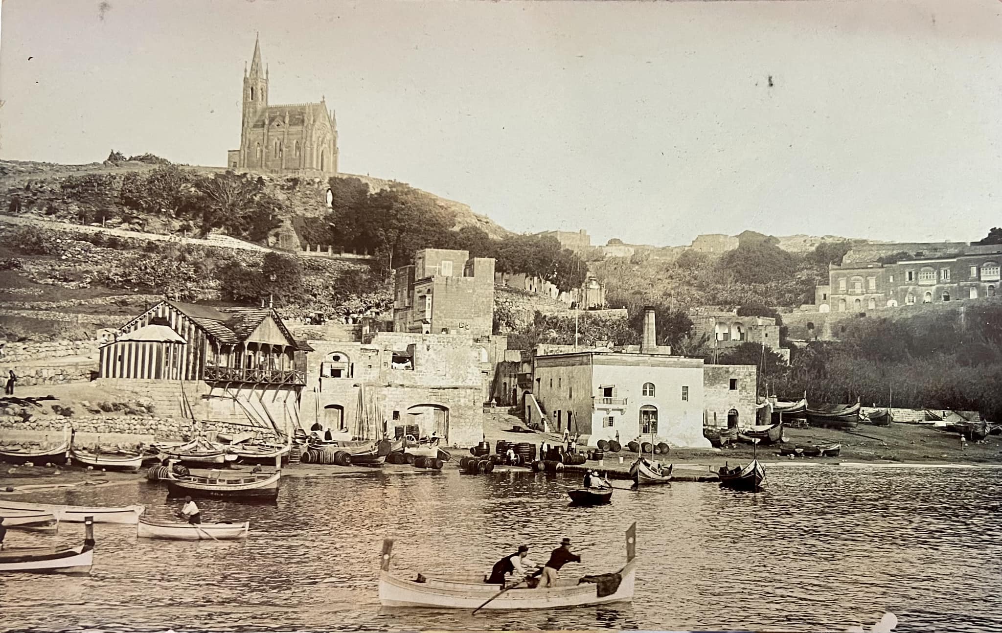 Scene of Mgarr Harbour