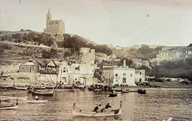 Scene of Mgarr Harbour