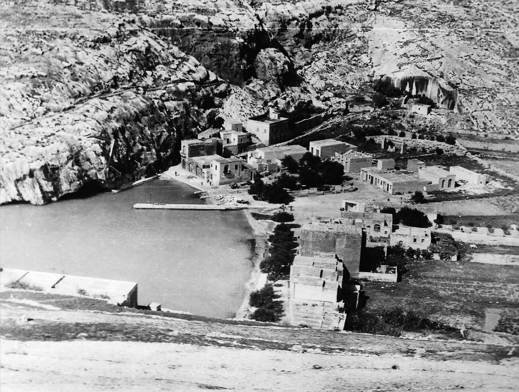 Early view of Xlendi bay