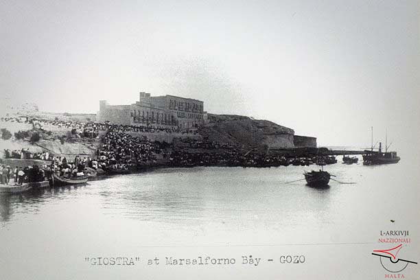 Greasy pole at Marsalforn