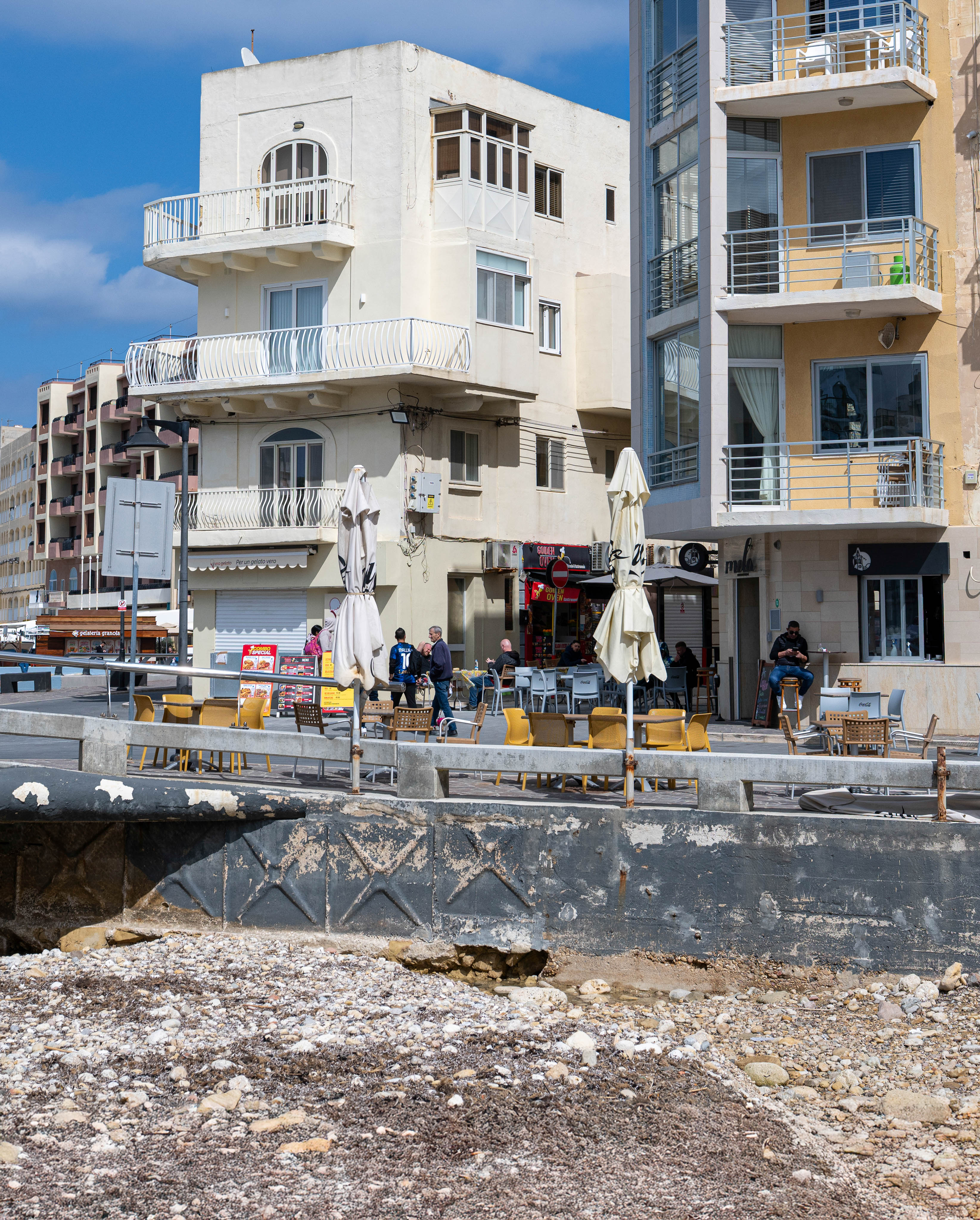 Marsalforn waterfront scene