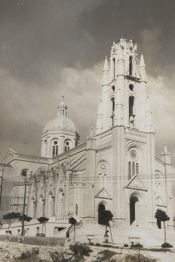 Għajnsielem Church under construction