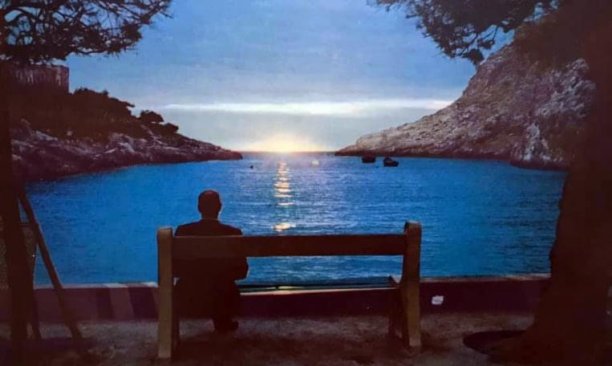 Sunset serenity at Xlendi bay