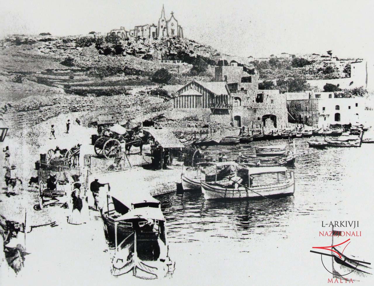 Bustling Mġarr Harbour