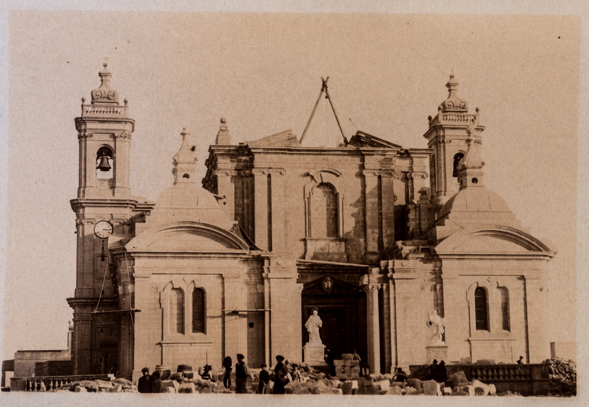 Construction of Nadur Parish Church