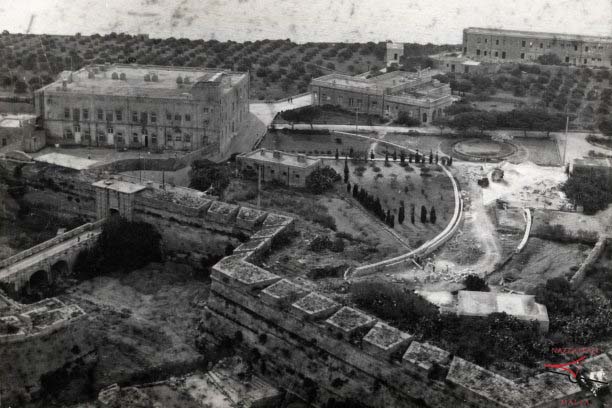 Aerial view of Fort Chambray