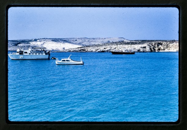 Boats off Comino Coast