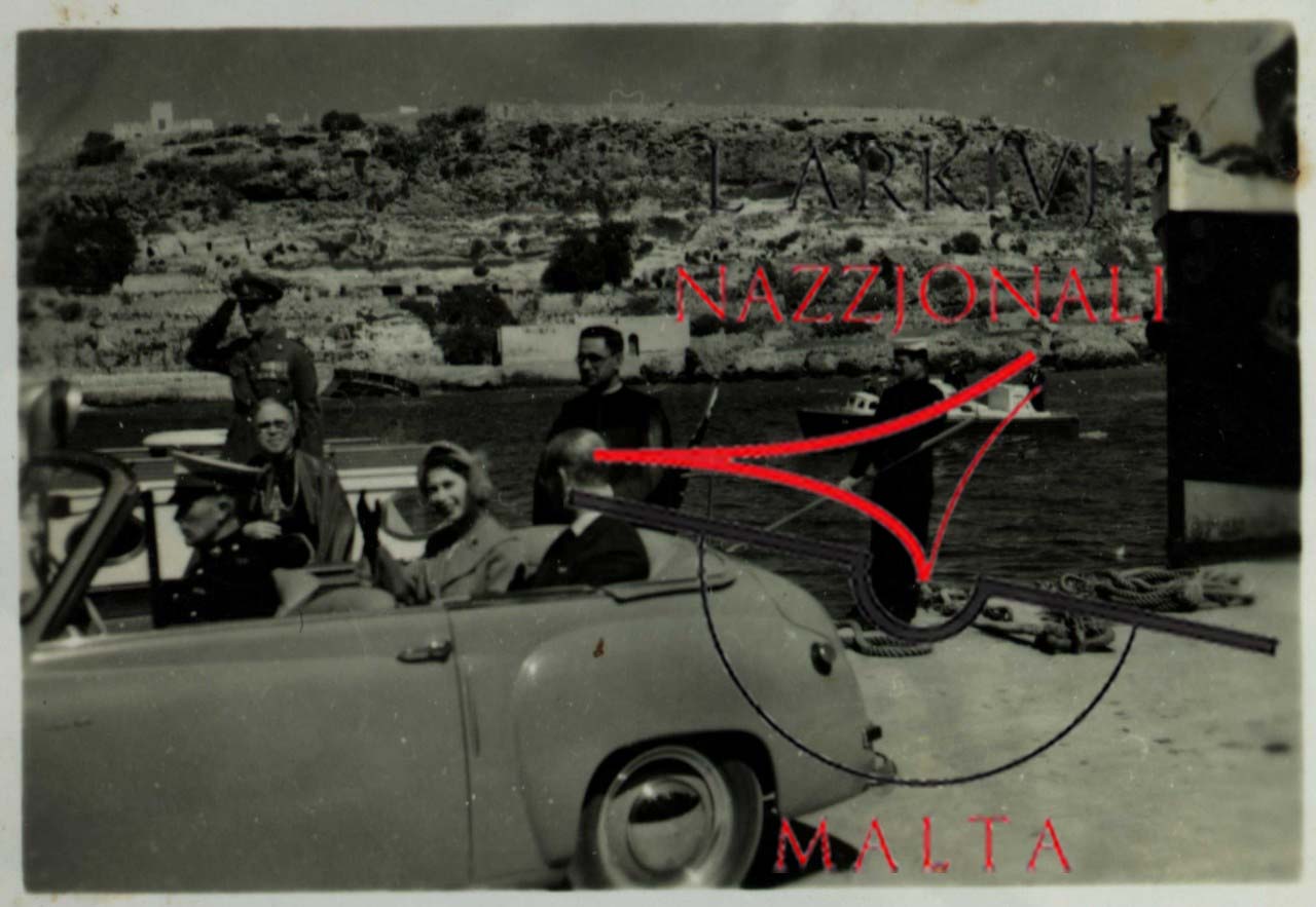 Queen Elizabeth II at harbour