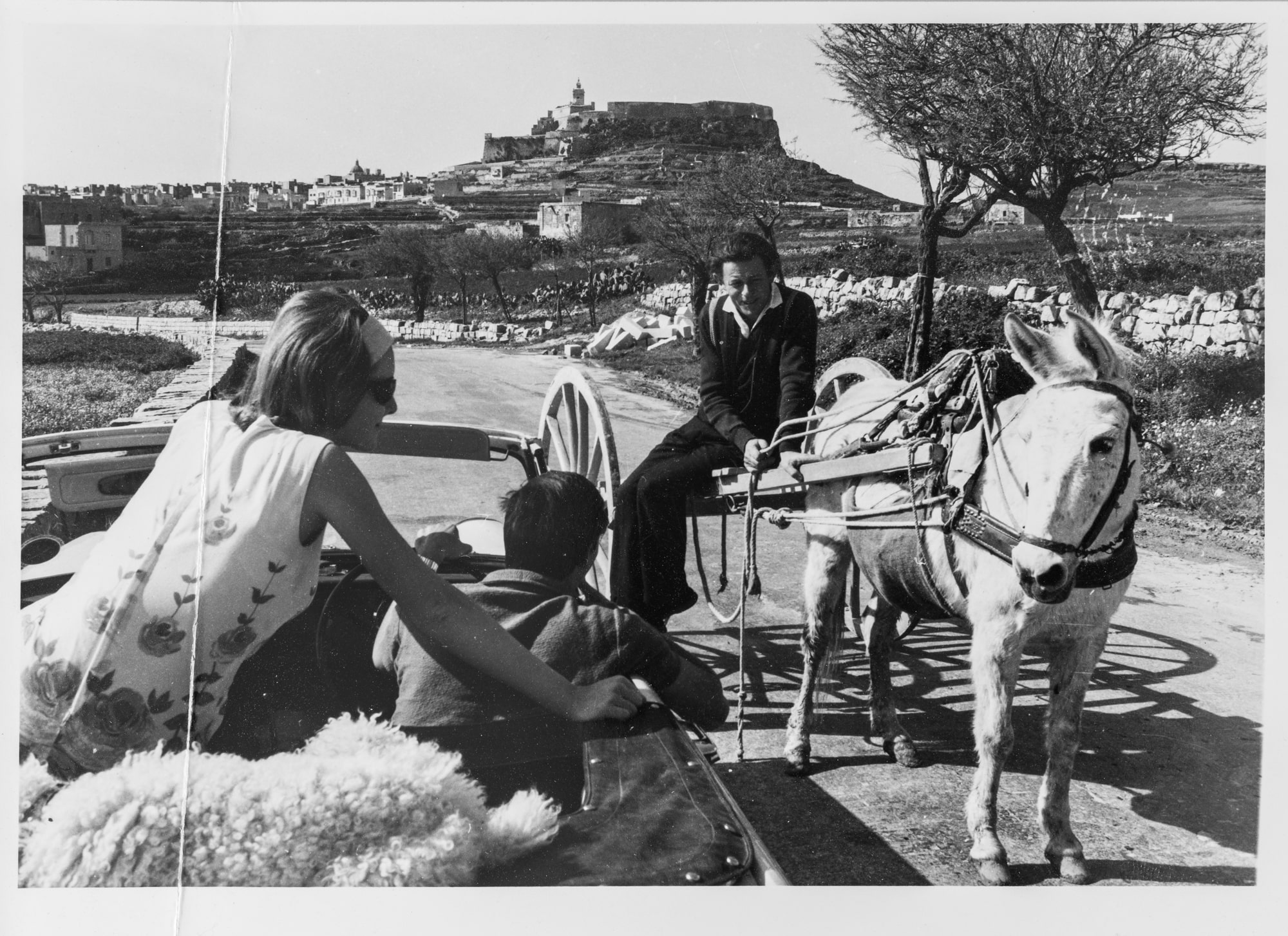 View of the Citadel from Marsalforn road