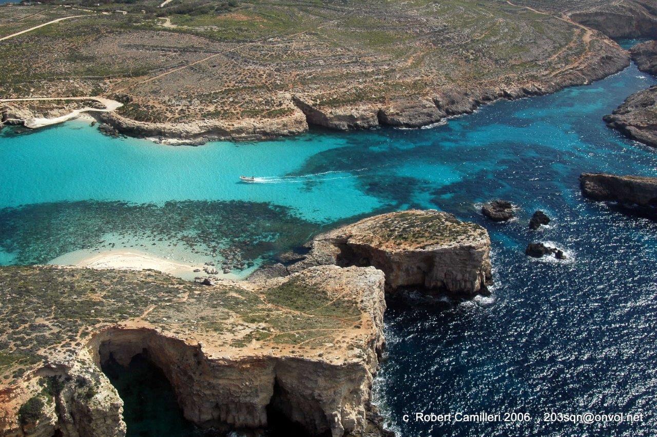 Aerial photo of Blue Lagoon