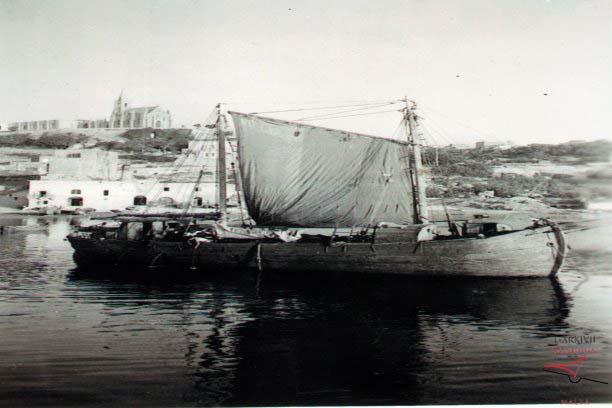 Dghajsa tal-Latini in full sail