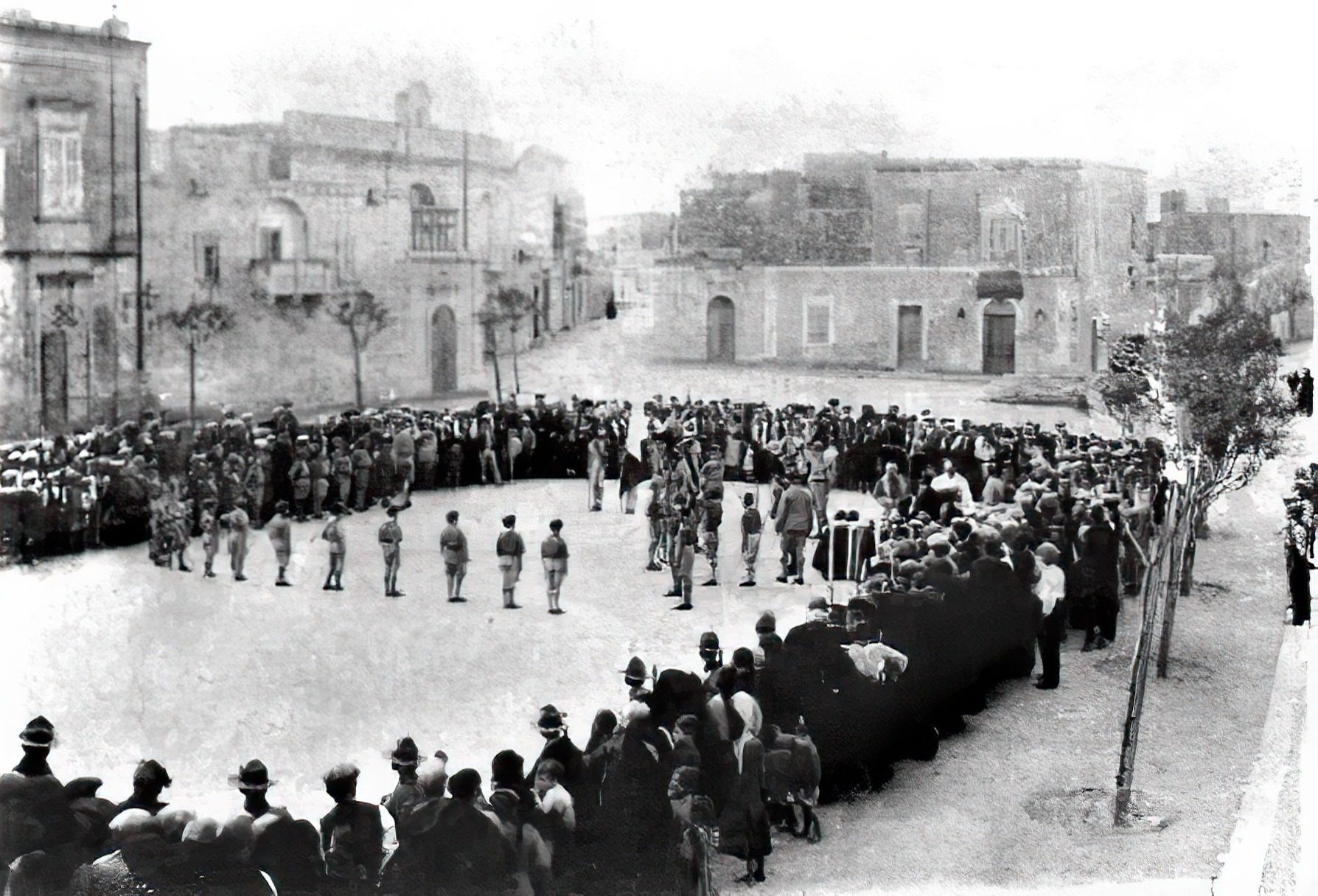 Presentation of Colours to Xaghra Boy Scout group