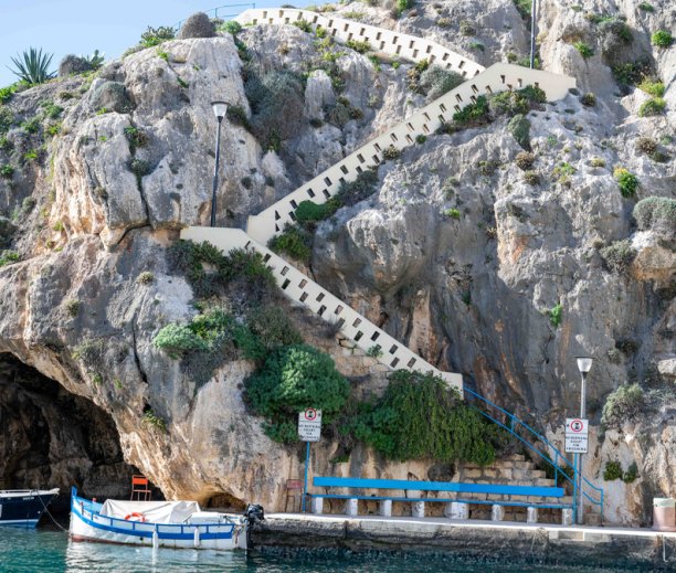 Xlendi’s iconic clifftop stairway