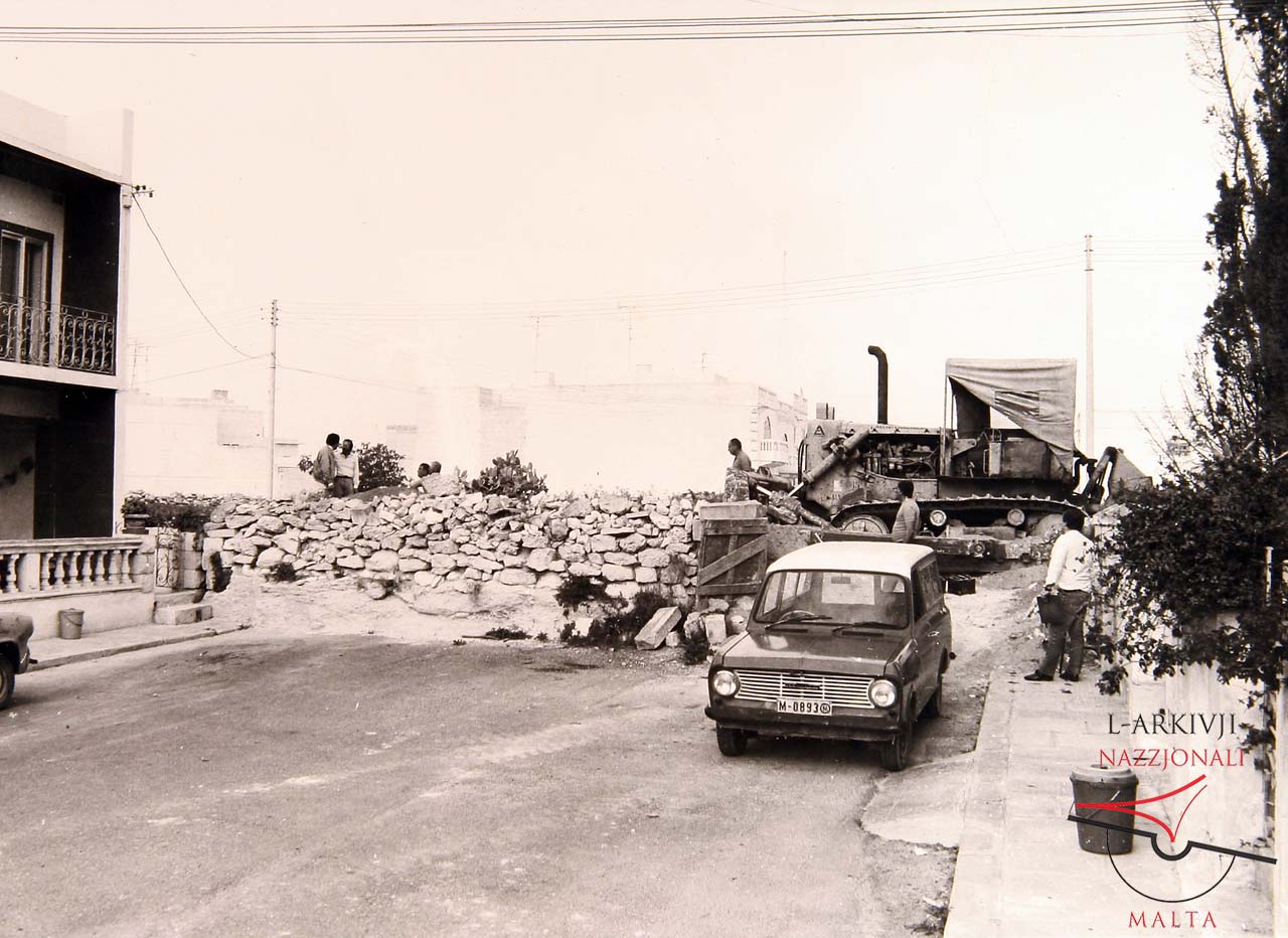 Roadworks linking Qalb ta’ Ġesù Street and Għar Gerduf Street