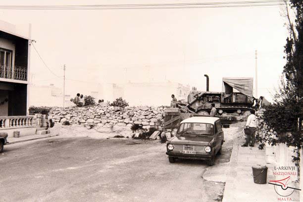 Roadworks linking Qalb ta’ Ġesù Street and Għar Gerduf Street