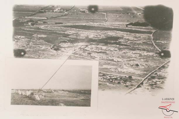 Megalithic walling near Wied il-Mixta