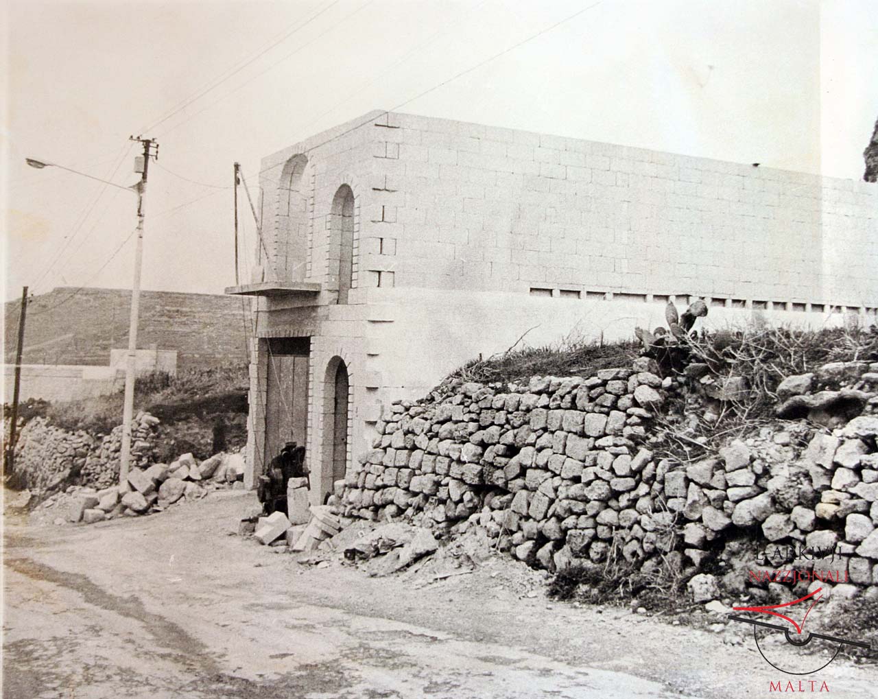 House in Triq l-Imgħallem, built on Punic remains