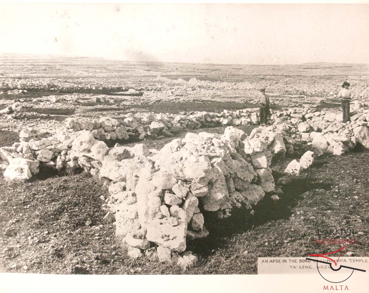 Apse at Borġ tal-Imramma temple