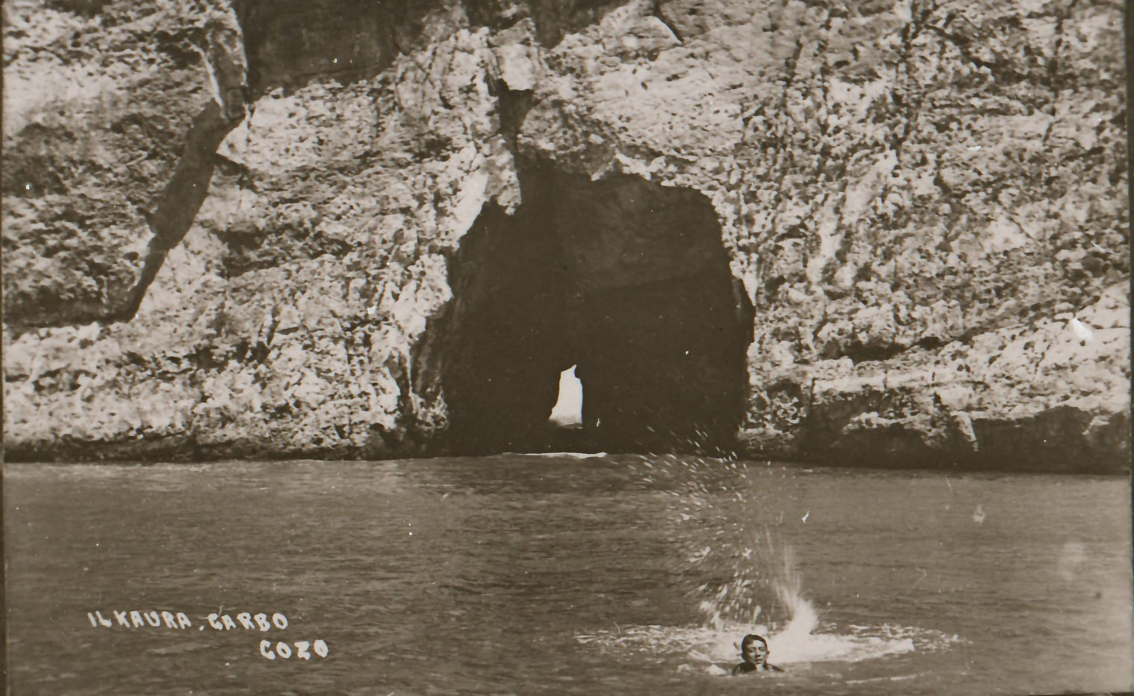 Swimming near Inland Sea Cave
