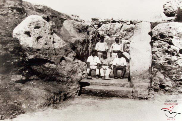 Ġgantija's North Temple entrance