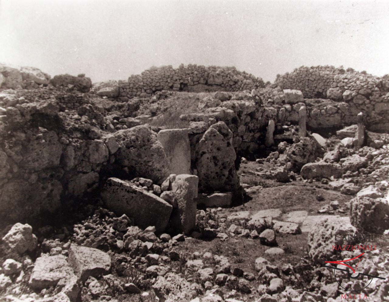 General view of the Ġgantija Temples