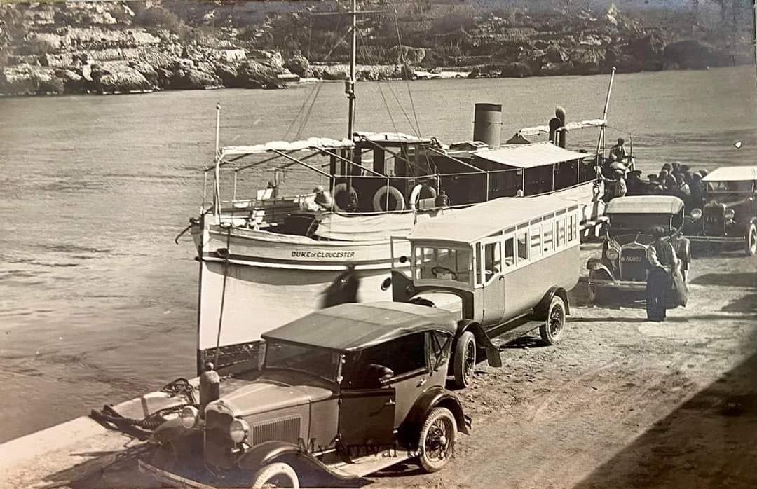 Duke of Gloucester at Mgarr Harbour