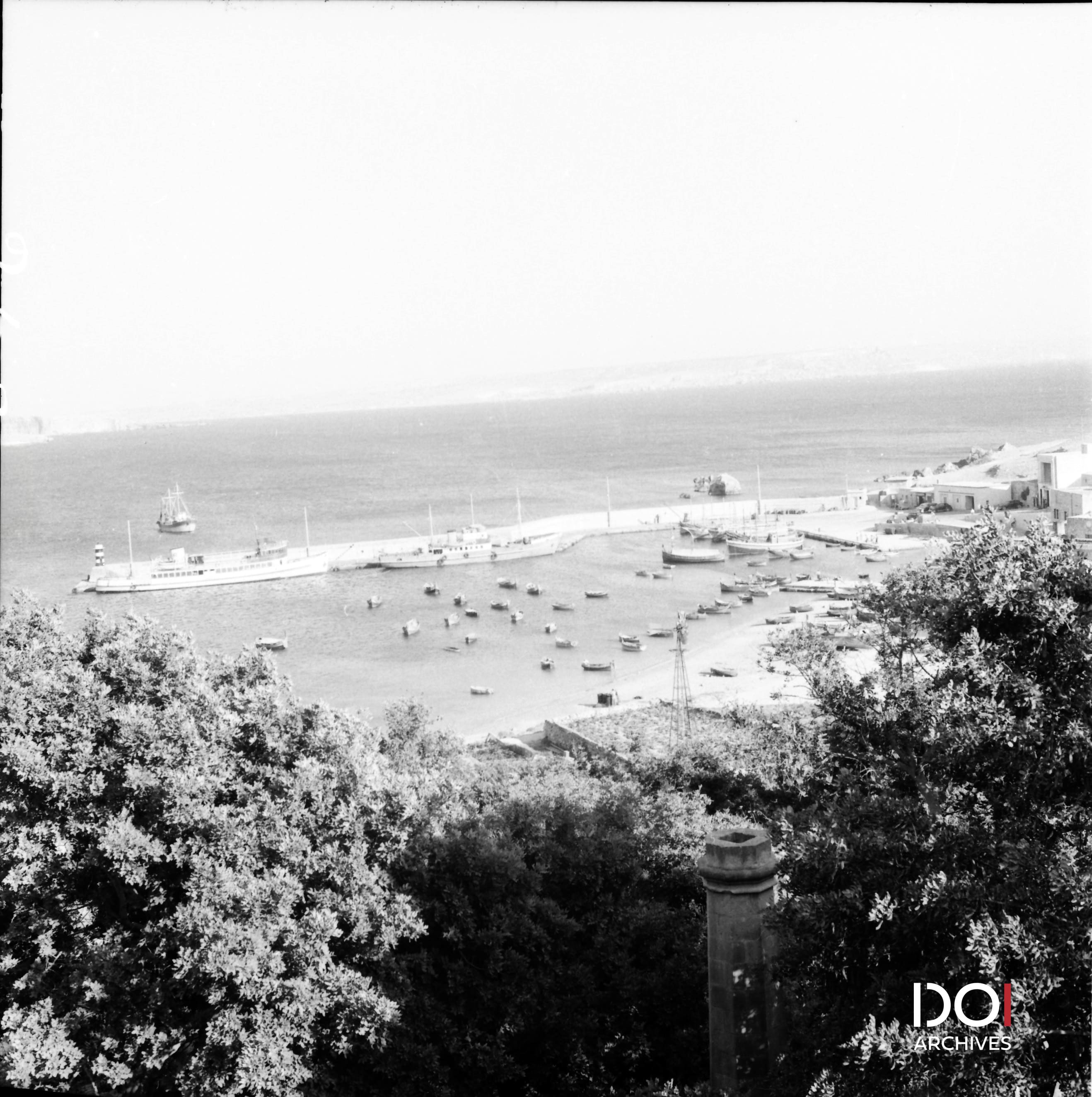 Elevated view of Mġarr Harbour
