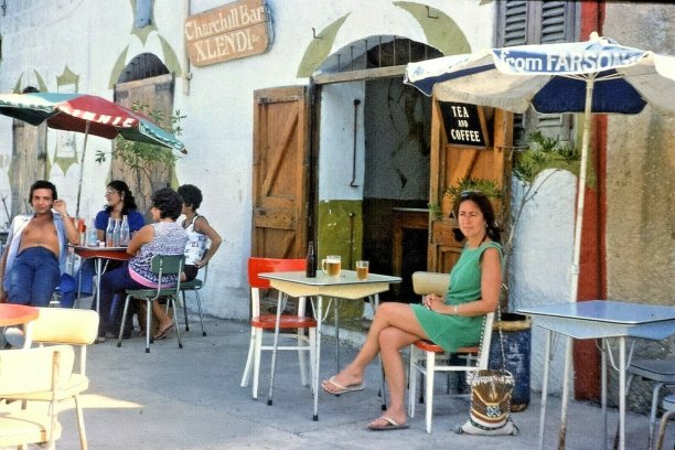 Relaxing at Churchill Bar