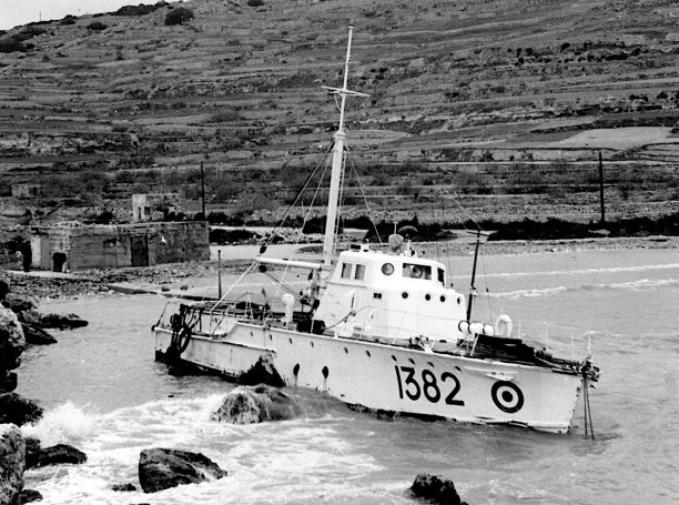 Stranded Military Ferry to Gozo
