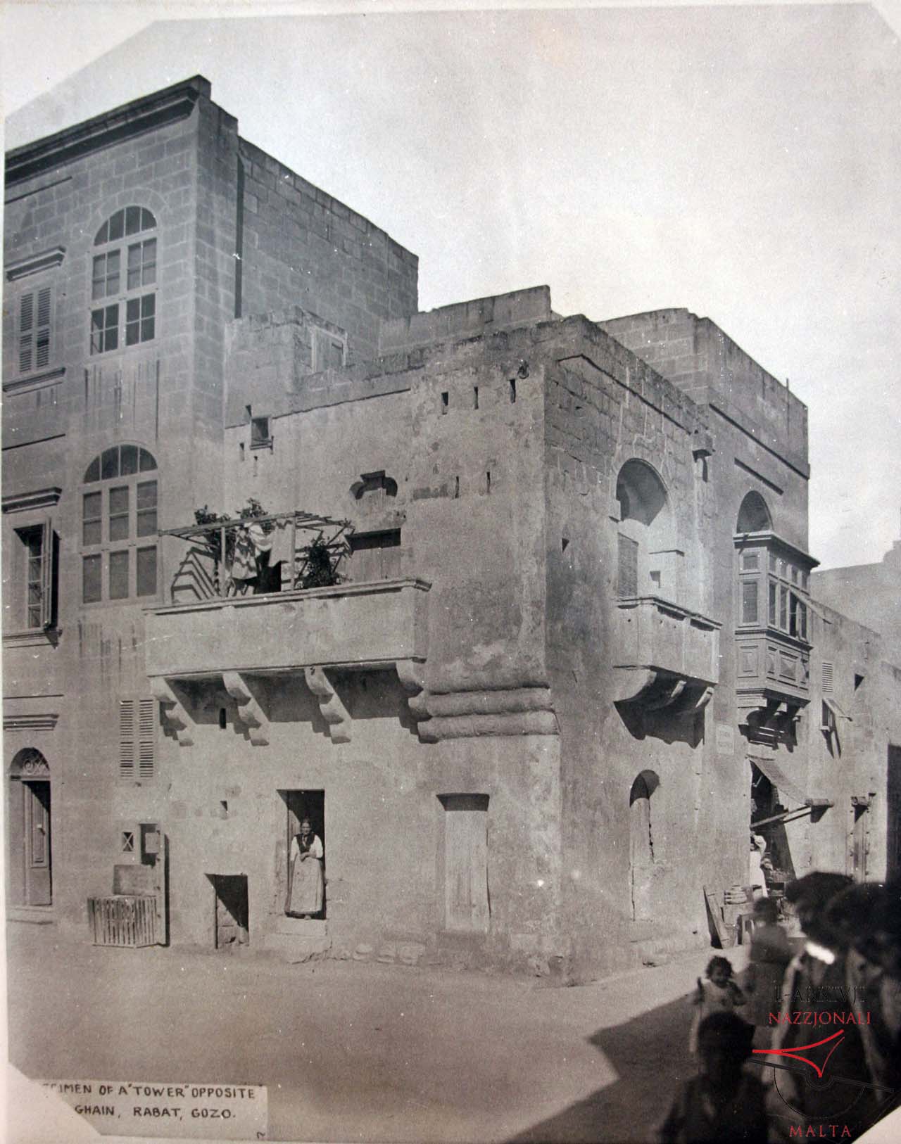 Stone balconies in St Augustine's Square