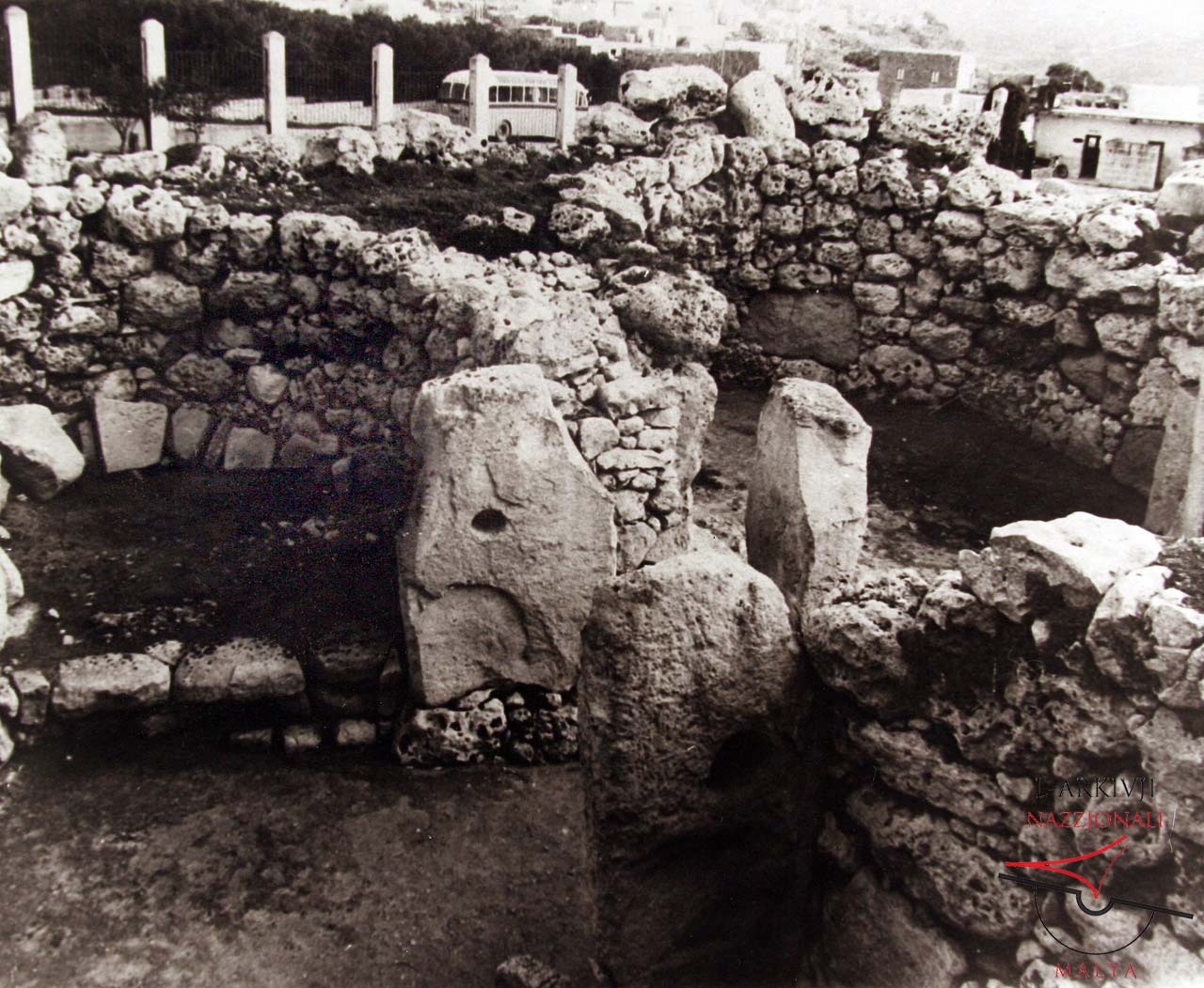 Ġgantija's North Temple interior