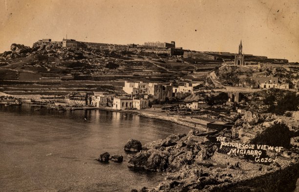 Picturesque view of Mġarr Harbour